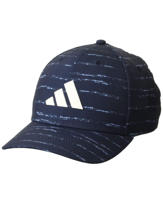 Adidas Blue Tour Print Snapback Golf Hat for men