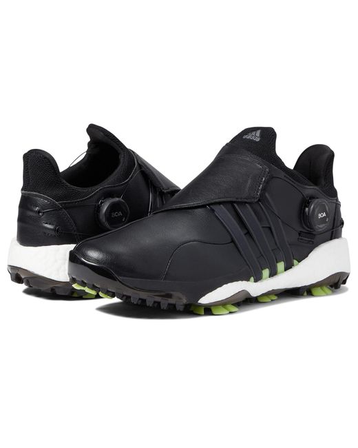 adidas Leather Tour360 22 Boa Golf Shoes in Black for Men Lyst