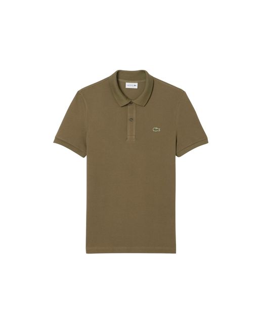 Lacoste Green Slim Fit L.12.12 Piqué Polo Shirt for men