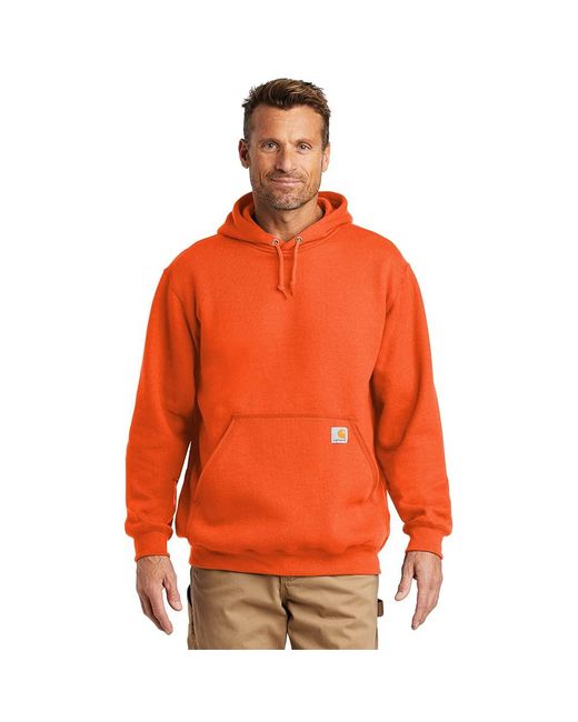 Carhartt Orange S Loose Fit Midweight Sweatshirt for men