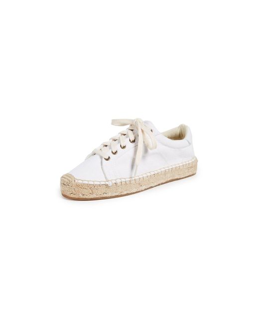 white platform espadrille sneakers