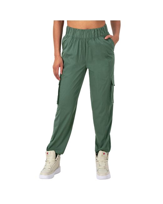 Champion , Lightweight Pants With Cargo Pockets For , 29", Nurture Green, Large