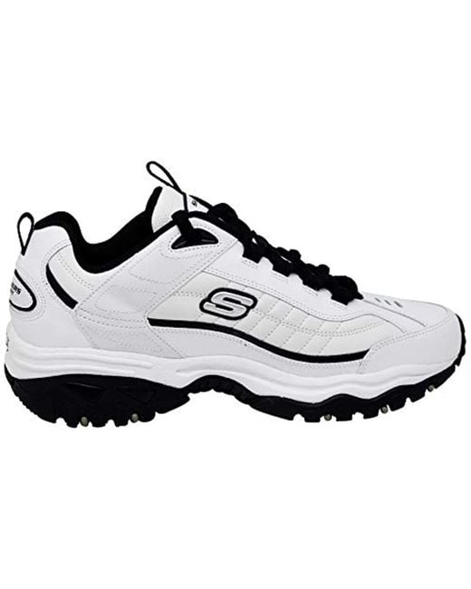 skechers men's energy afterburn shoes wide width