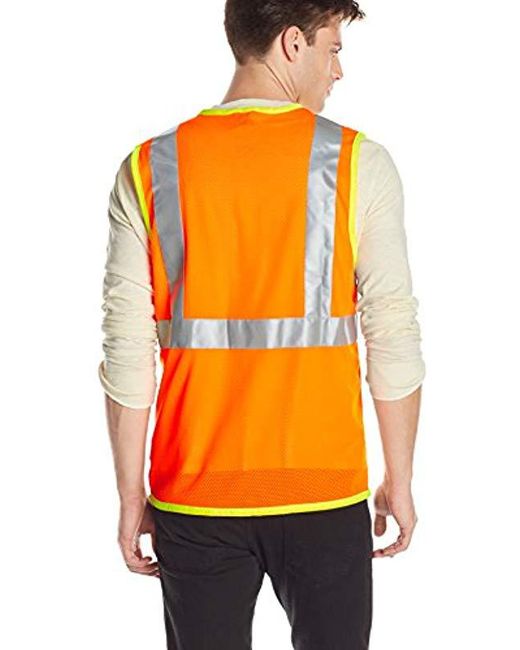 Carhartt Synthetic High Visibility Class 2 Vest in Orange ...