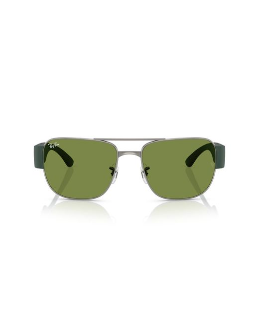 Ray-Ban Green Rb3756 Square Sunglasses