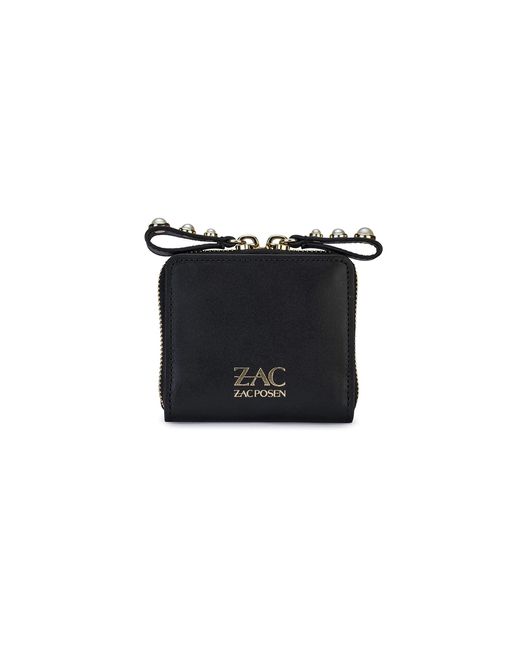 Zac Zac Posen Black Eartha Zipped Small Wallet-pearl Lady