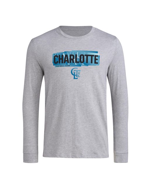 Adidas Blue Long Sleeve Pre-game T-shirt for men