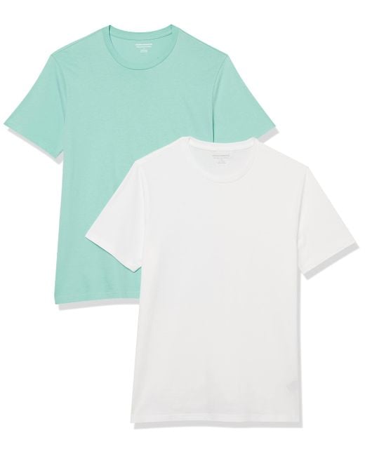 Amazon Essentials Slim-fit T-shirt Met Korte Mouwen En Ronde Hals in het Green voor heren