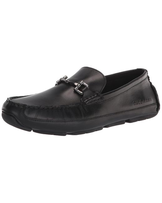 Cole Haan Leather Wyatt Bit Driver Driving Style Loafer in Black for ...