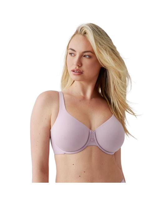 Wacoal Purple Ever Flexing Unlined Underwire Full Coverage Bra