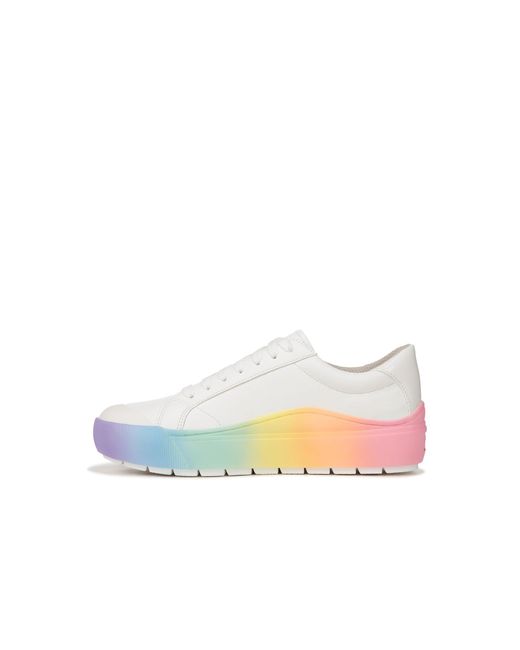 Dr. Scholls White Dr. Scholl's S Time Off Sneaker Rainbow 9.5 M
