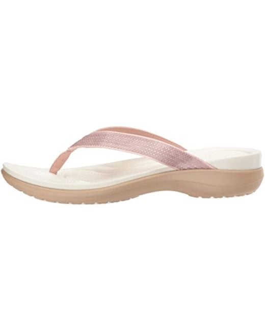 Crocs capri v sequin rose gold 2025