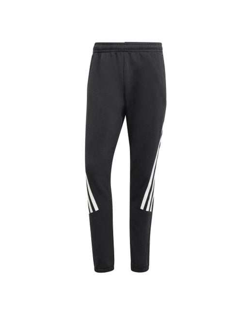 Adidas Blue Future Icon 3 Stripes Pants for men