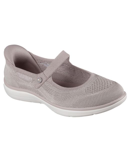 Skechers Gray Maryjane Mary Jane Flat