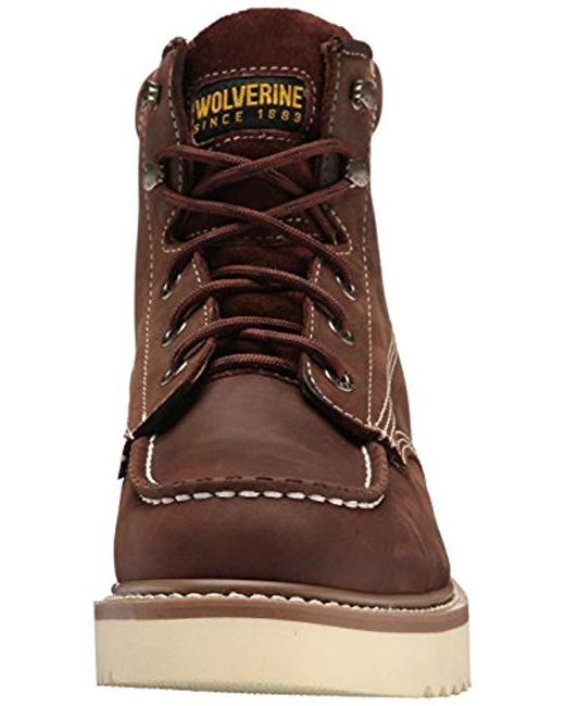 wolverine men's loader 6 wedge boot