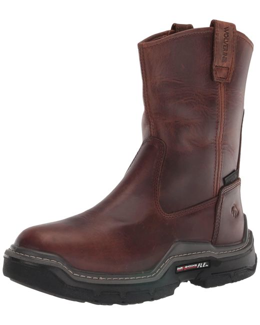 wolverine men's raider durashocks 6 inch soft toe construction boot