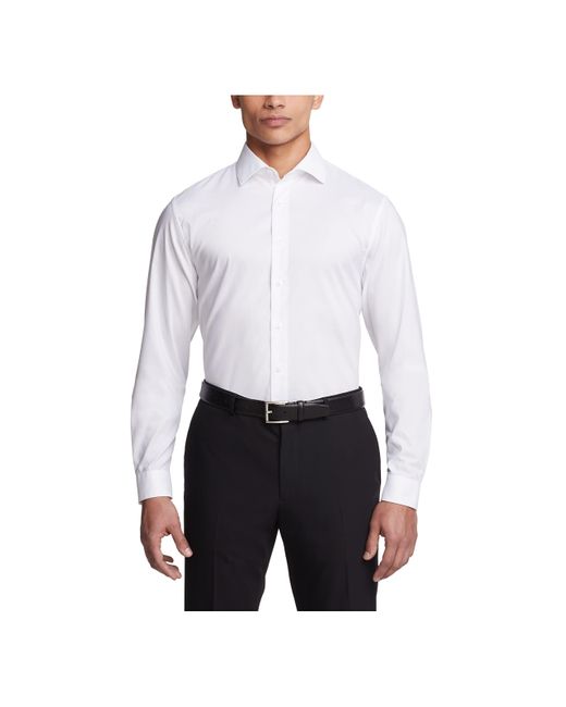 Chemises Robe Solide Kenneth Cole pour homme en coloris White
