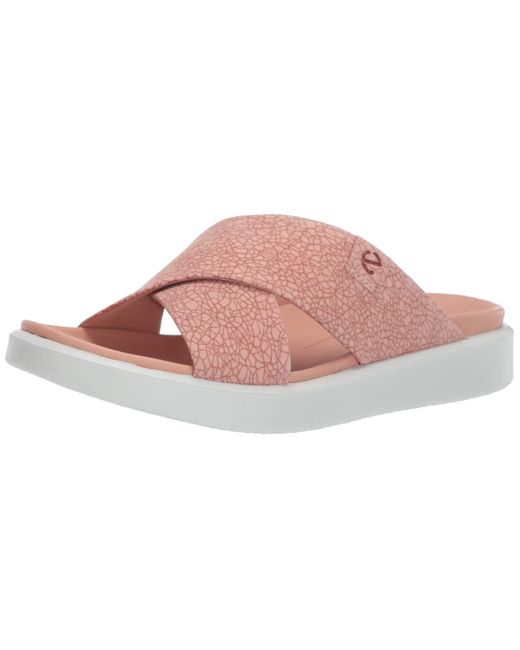 Ecco Leather Flowt Luxe Slide Sandal - Save 37% - Lyst