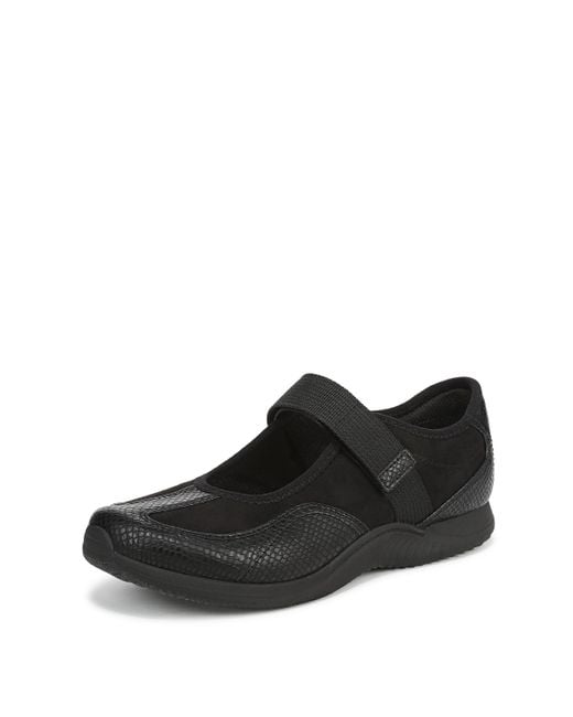 Dr. Scholls S Goodie Mary Jane Flat Black Snake 9 M