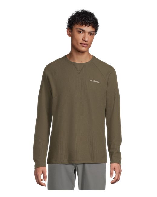 Columbia Green Pitchstone Knit Crew Ii for men