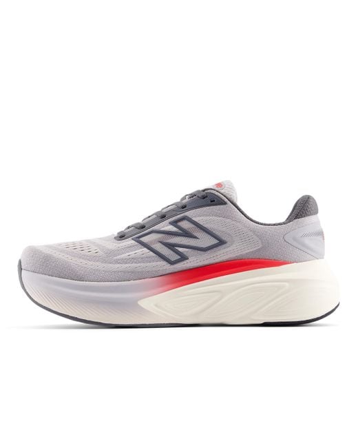 New Balance White Fresh Foam X More V6 Running Shoe for men