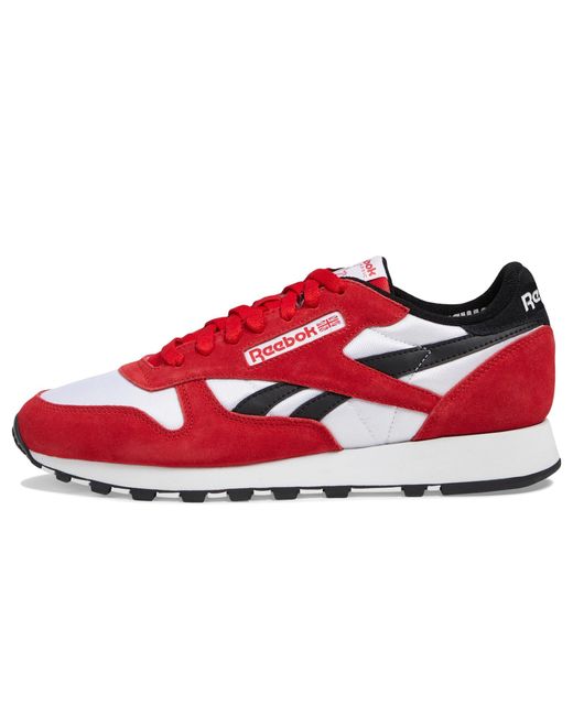 Reebok Red Classic Leather Sneaker