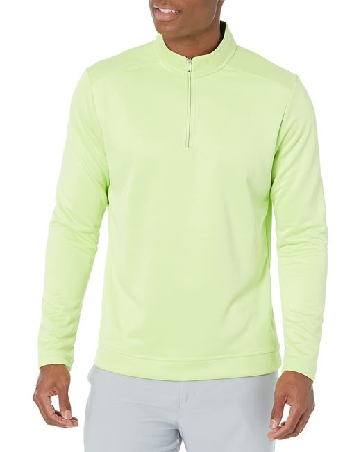 Adidas Green Club Quarter Zip Pullover for men