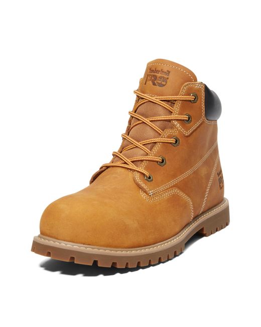 Timberland Brown Gritstone 6 Inch Steel Safety Toe Industrial Work Boot for men