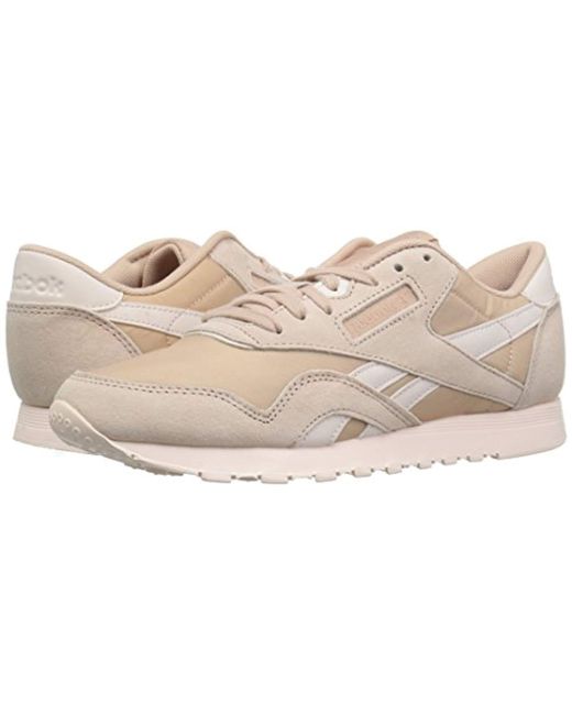 reebok nylon beige