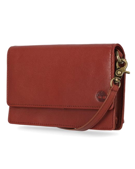 Timberland Rfid Leather Crossbody Bag Wallet Purse in Red Save 9 Lyst