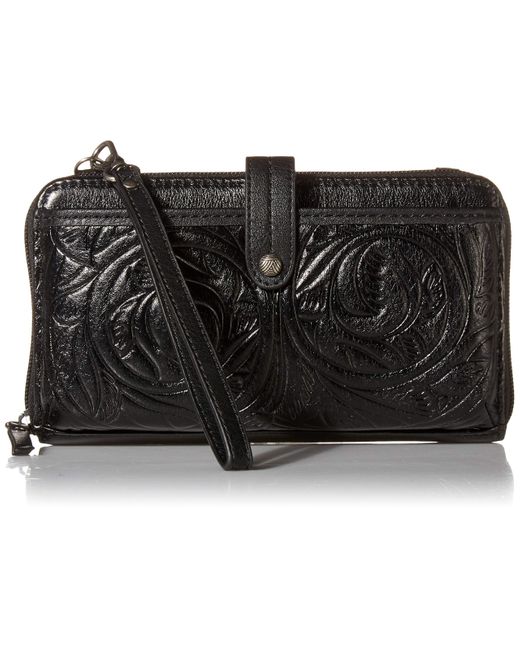 The Sak Leather Iris Large Smartphone Crossbody Bag in Black Lyst