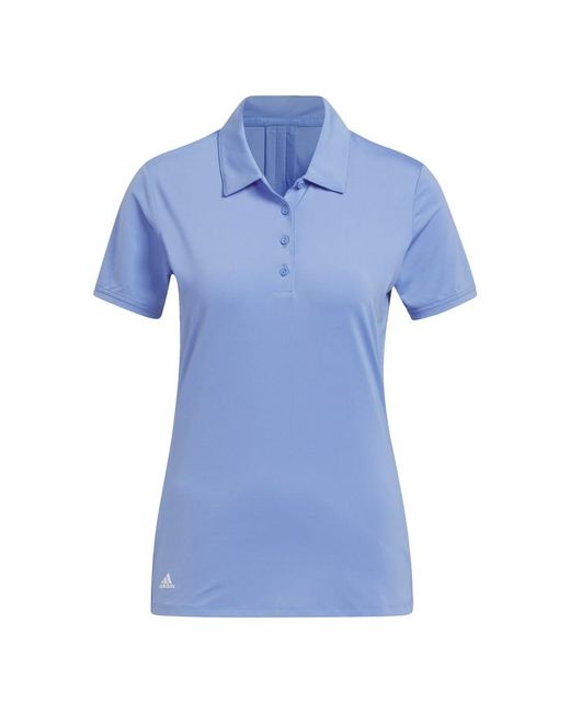 Adidas Blue Golf Standard Ultimate365 Solid Polo Shirt