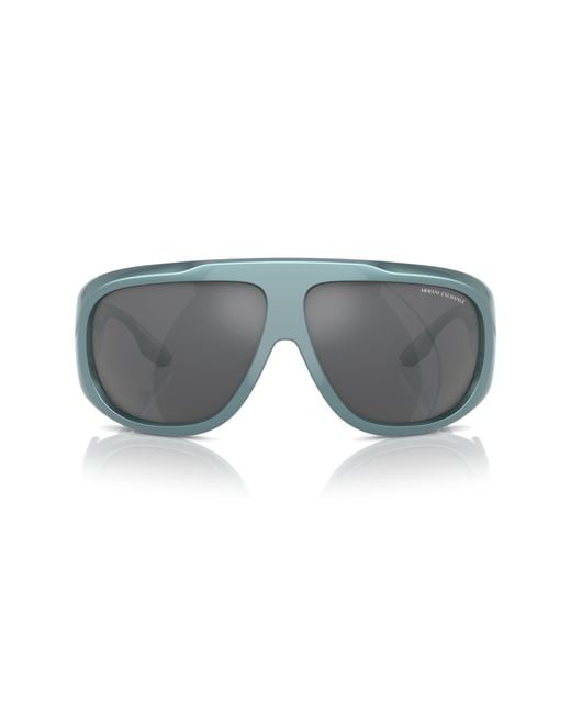 Emporio Armani Gray A|x Armani Exchange Ax4143su Universal Fit Aviator Sunglasses for men