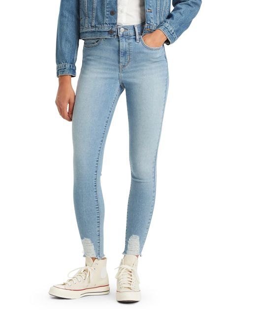 Levi's Blue 720 High Rise Super Skinny Jeans