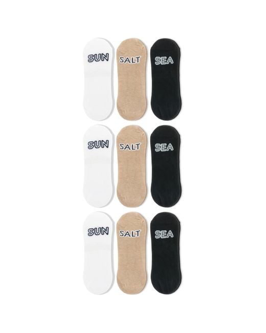Sperry Top-Sider White Liner With Arch Support 9 Pair Pack