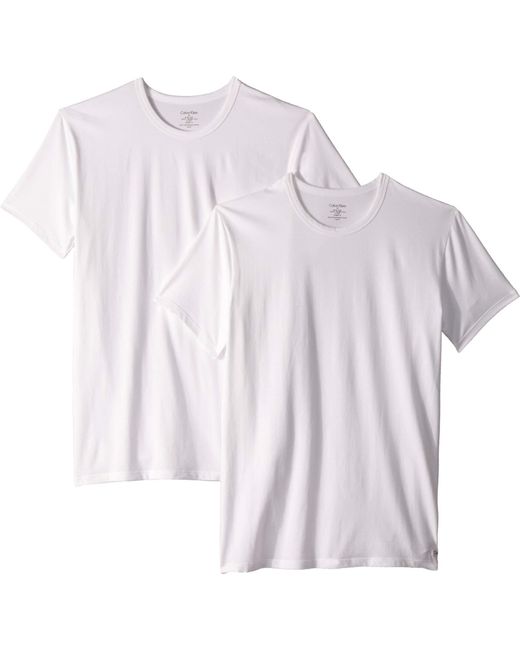 calvin klein cotton stretch crew neck t shirt
