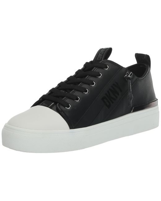 DKNY Black Chaney-lace Up Sneaker