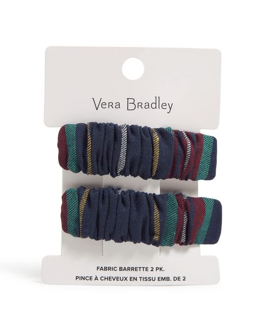 Vera Bradley Blue Hair Clip Set Of 2 Hair Accessory