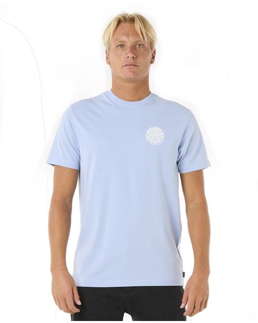 Rip Curl Wettie Icon T-Shirt in Blue für Herren