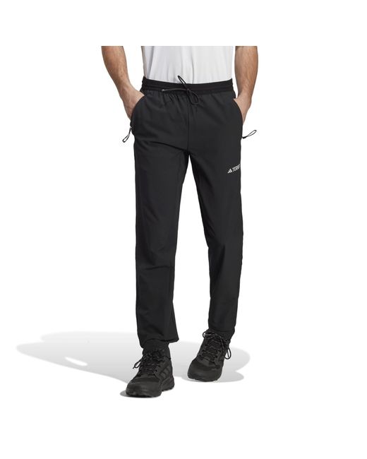 Pantaloni da trekking Terrex Liteflex da uomo di Adidas in Black da Uomo