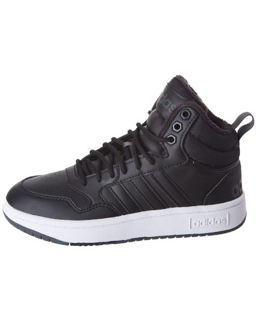 adidas Originals Hoops 3.0 Mid Winterized Sneaker in Black for Men | Lyst