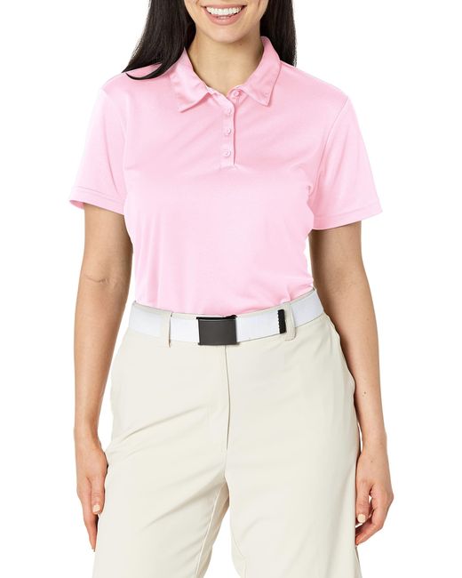 Adidas White Tournament Primegreen Polo Shirt Pink 1 Xs