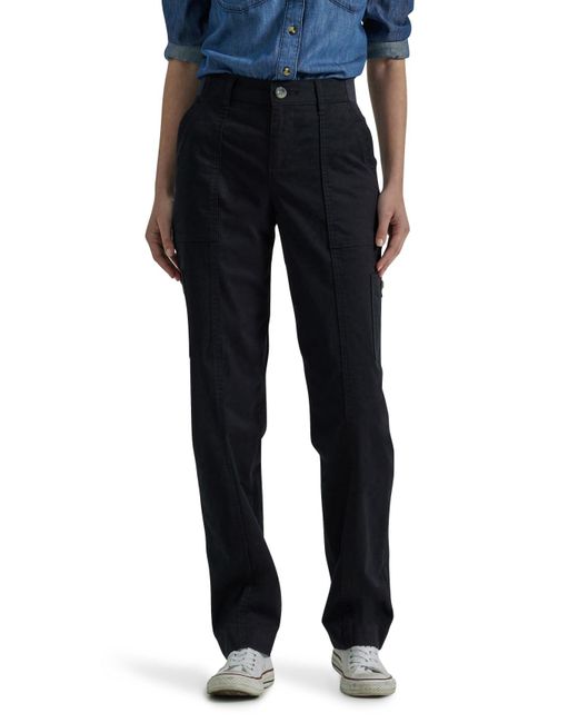 Lee Jeans Black Ultra Lux Comfort with Flex-to-go Utility Pant Hose