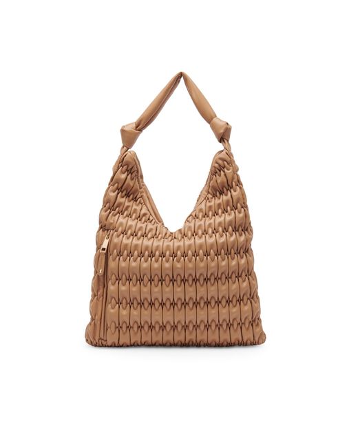 Dolce Vita Women's Brown Angie Quilted Hobo