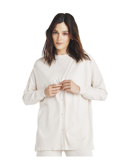 Splendid White Veronica Tunic Sweater