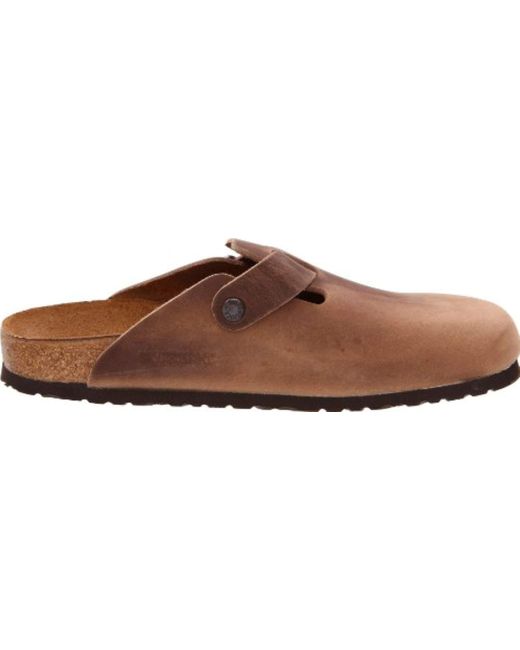 birkenstock clogs tobacco brown