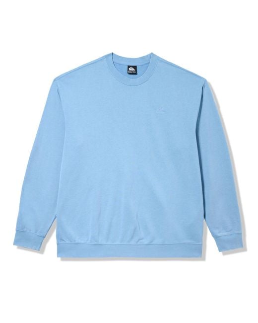 Quiksilver Blue Salt Water Crew Pullover Sweatshirt Sweater for men