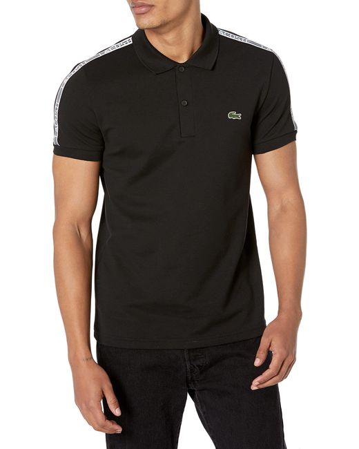 Lacoste Black Tape Cotton-blend Polo Shirt for men
