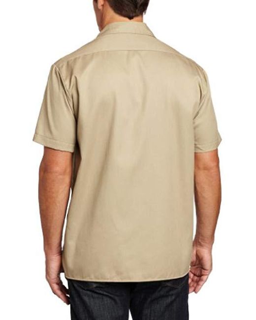 Lyst - Dickies Big And Tall Short-sleeve Work Shirt in Natural for Men