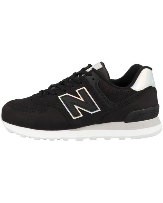 New Balance 574 V2 Holographic Sneaker in Black | Lyst
